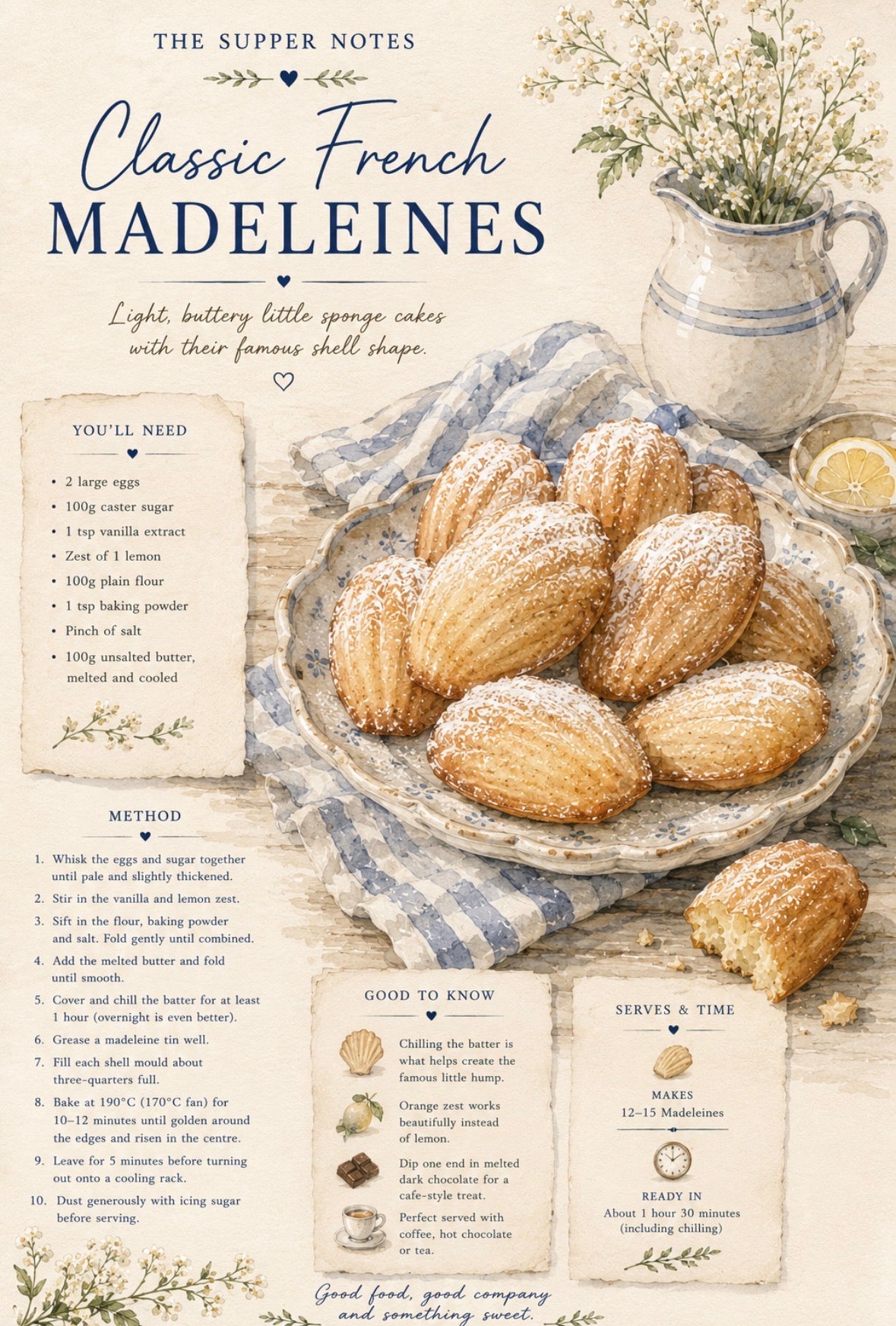 Classic French Madeleines 🇫🇷